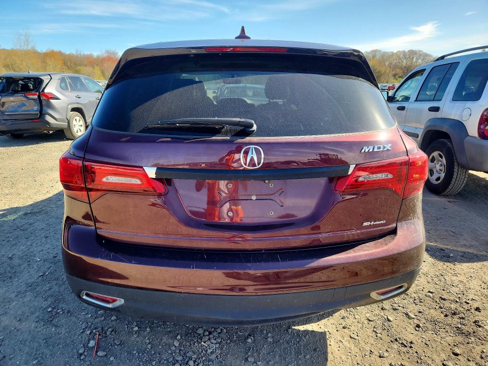 2016 Acura Mdx მანქანა იყიდება აუქციონზე, vin: 5FRYD4H24GB035770, აუქციონის ნომერი: 51603766