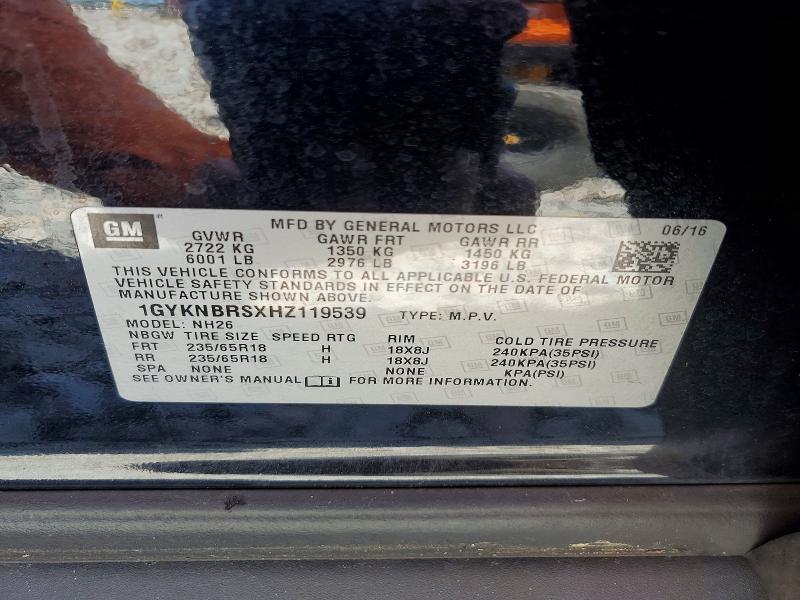 Продаж на аукціоні авто 2017 Cadillac Xt5, vin: 1GYKNBRSXHZ119539, номер лоту: 49960786