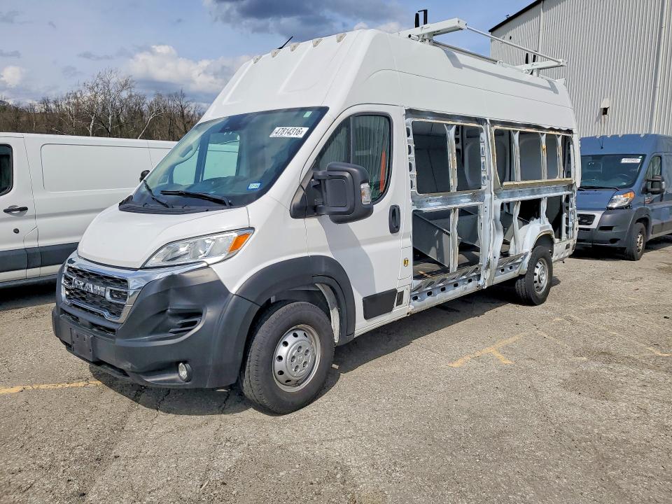 47814316 :رقم المزاد ، 3C6MRVZG1PE587144 vin ، 2023 Ram Promaster 3500 مزاد بيع