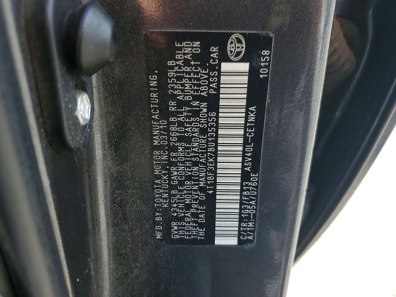 Продажа на аукционе авто 2011 Toyota Camry, vin: 4T1BF3EK7BU135356, номер лота: 49667606