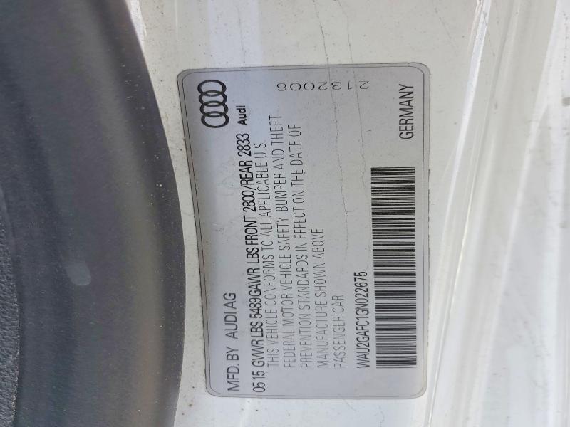 Aukcja sprzedaży 2016 Audi A7, vin: WAU2GAFC1GN022675, numer aukcji: 51992836