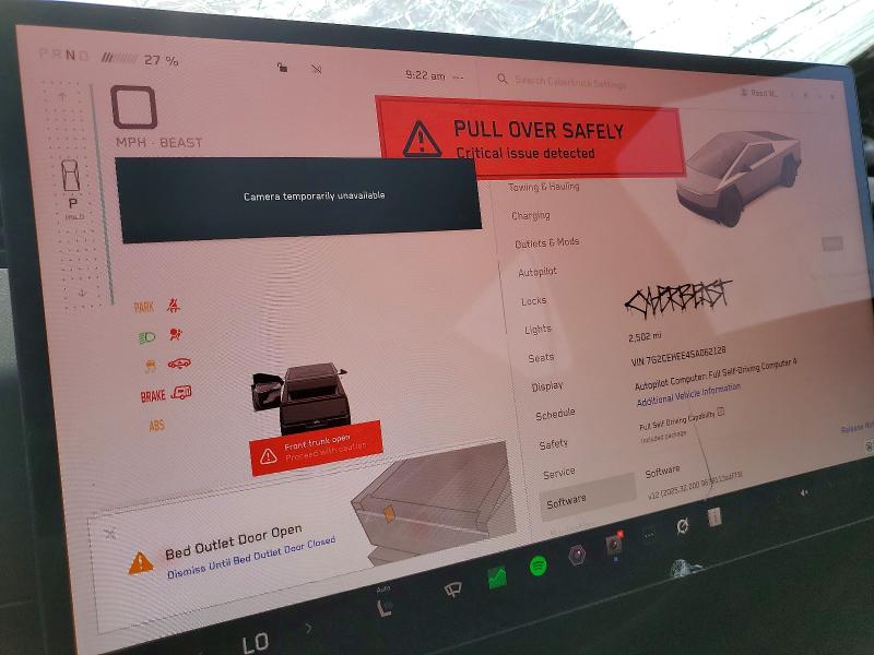 50313296 :رقم المزاد ، 7G2CEHEE4SA062128 vin ، 2025 Tesla Cybertruck مزاد بيع