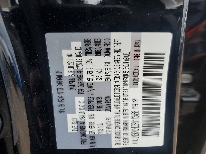 48575026 :رقم المزاد ، JM3KKCHD3R1113466 vin ، 2024 Mazda Cx-90 مزاد بيع