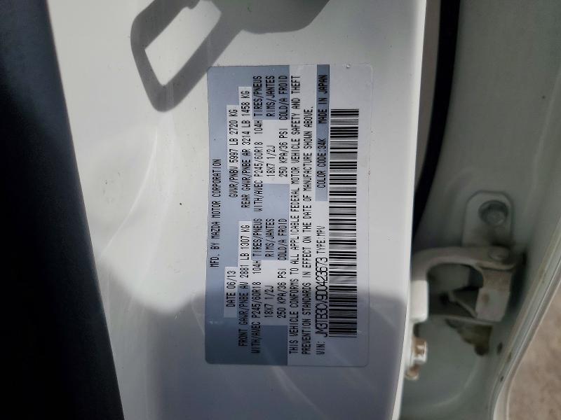 Продаж на аукціоні авто 2013 Mazda Cx-9, vin: JM3TB3CV9D0423673, номер лоту: 49062536