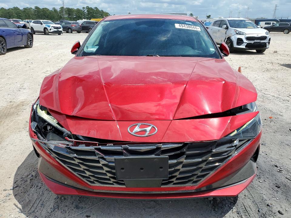 49438686 :رقم المزاد ، 5NPLN4AG5MH011540 vin ، 2021 Hyundai Elantra مزاد بيع