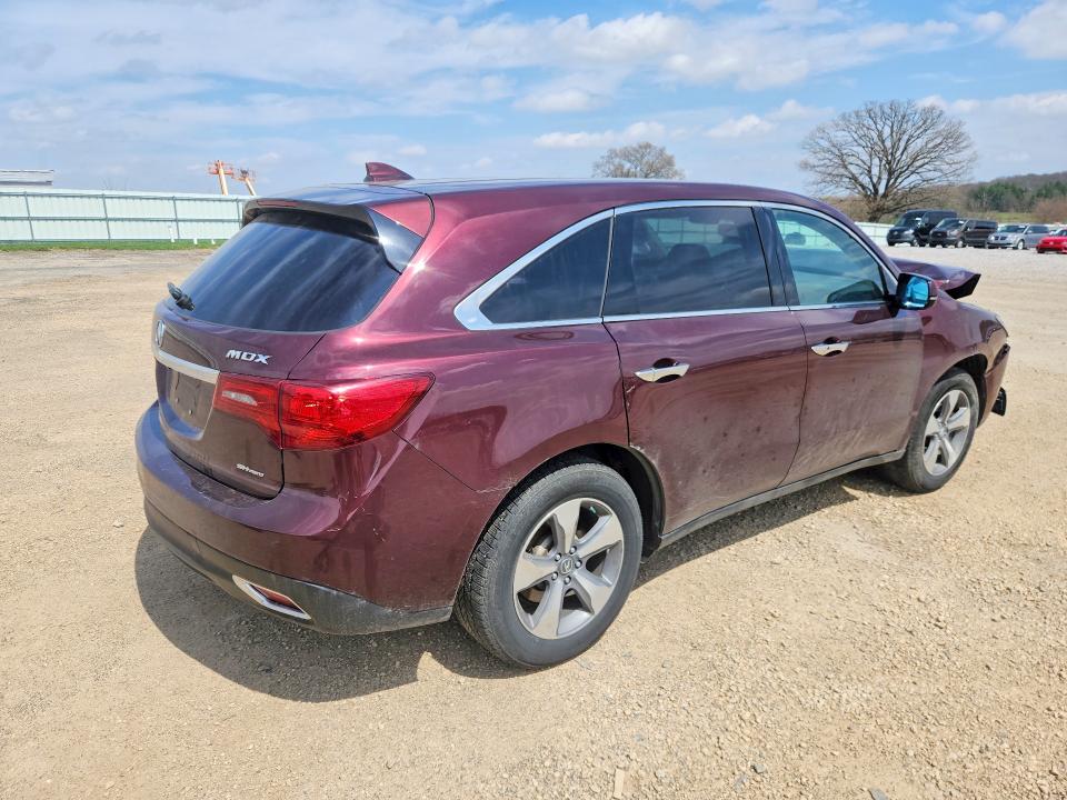 50555106 :رقم المزاد ، 5FRYD4H25FB030303 vin ، 2015 Acura Mdx مزاد بيع