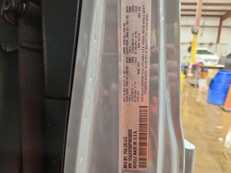Aukcja sprzedaży 2023 Jeep Wrangler, vin: 1C4JJXFG6PW636556, numer aukcji: 50278266