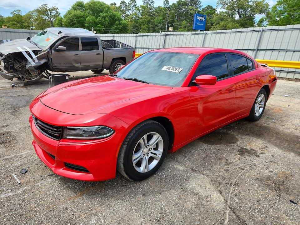 48752976 :رقم المزاد ، 2C3CDXBG2LH123534 vin ، 2020 Dodge Charger مزاد بيع