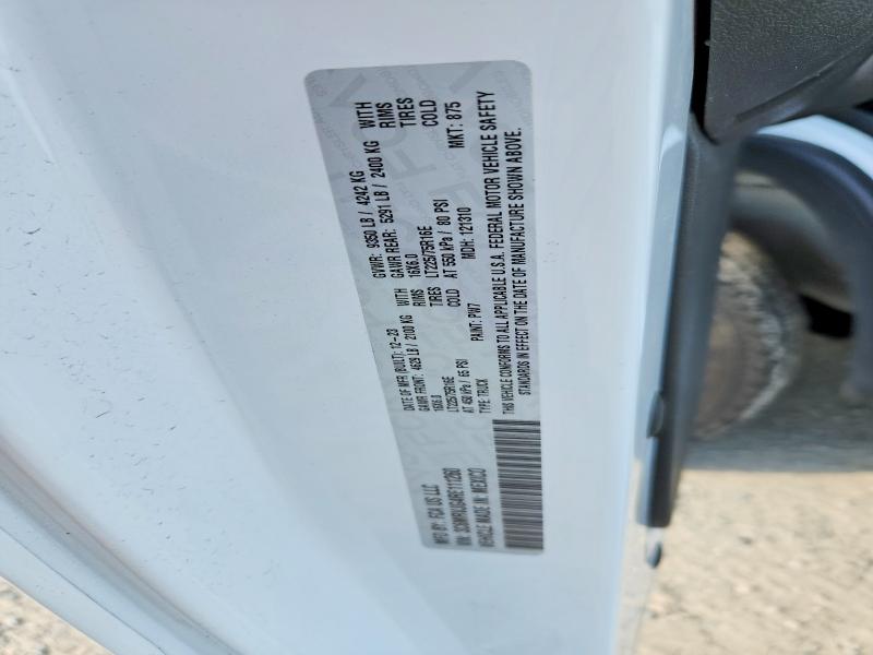 48429496 :رقم المزاد ، 3C6MRVJG4RE111260 vin ، 2024 Ram Promaster 3500 مزاد بيع