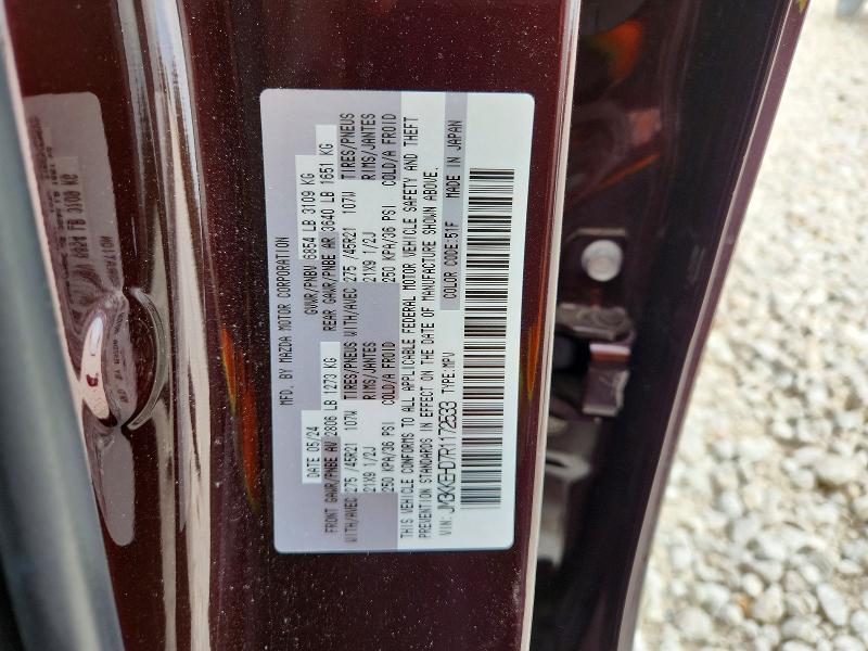 Продажа на аукционе авто 2024 Mazda Cx-90, vin: JM3KKEHD7R1172533, номер лота: 49012276
