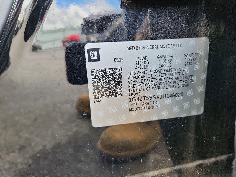 Продажа на аукционе авто 2018 Buick Lacrosse, vin: 1G4ZT5SSXJU146020, номер лота: 52126906