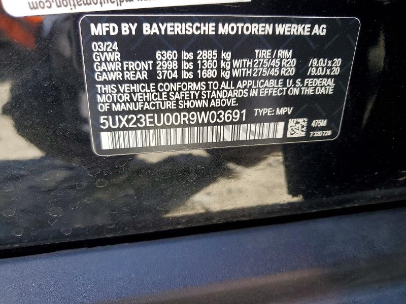 Aukcja sprzedaży 2024 Bmw X5, vin: 5UX23EU00R9W03691, numer aukcji: 49196616