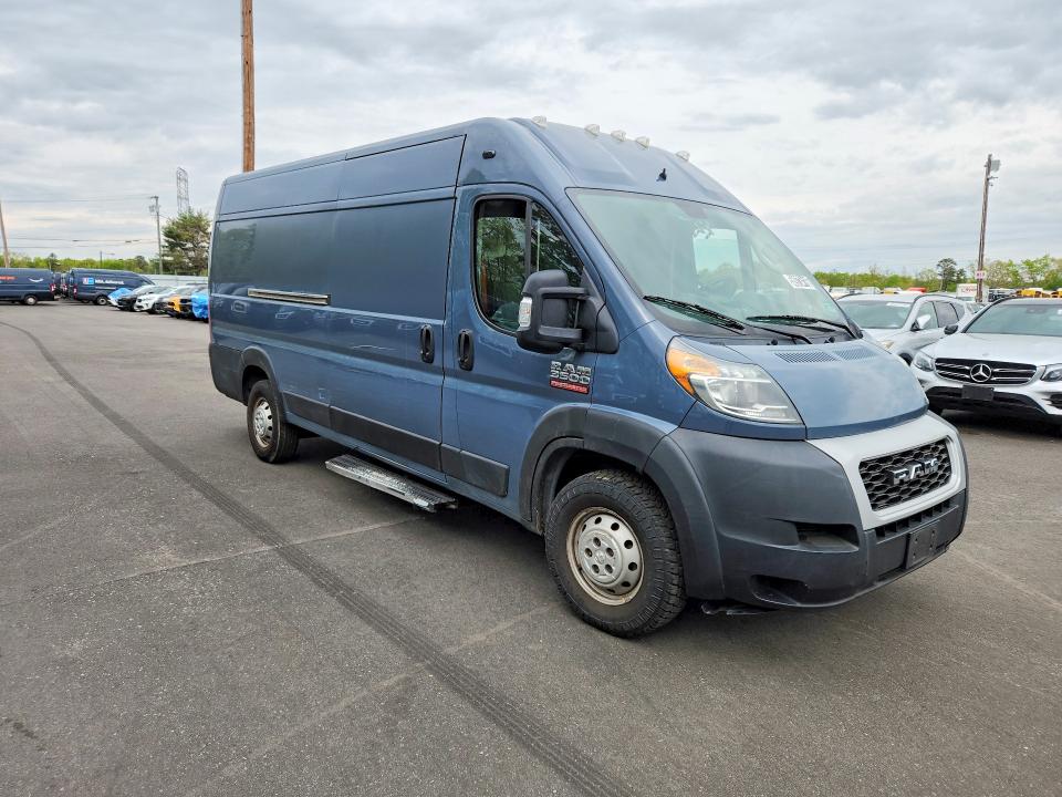 2020 Ram Promaster 3500 მანქანა იყიდება აუქციონზე, vin: 3C6URVJG2LE143910, აუქციონის ნომერი: 50973416