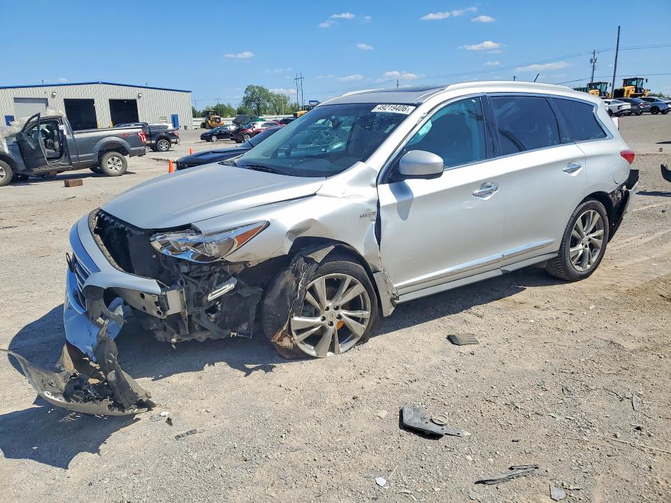 2014 Infiniti Qx60 Hybrid მანქანა იყიდება აუქციონზე, vin: 5N1CL0MM4EC512623, აუქციონის ნომერი: 49219406