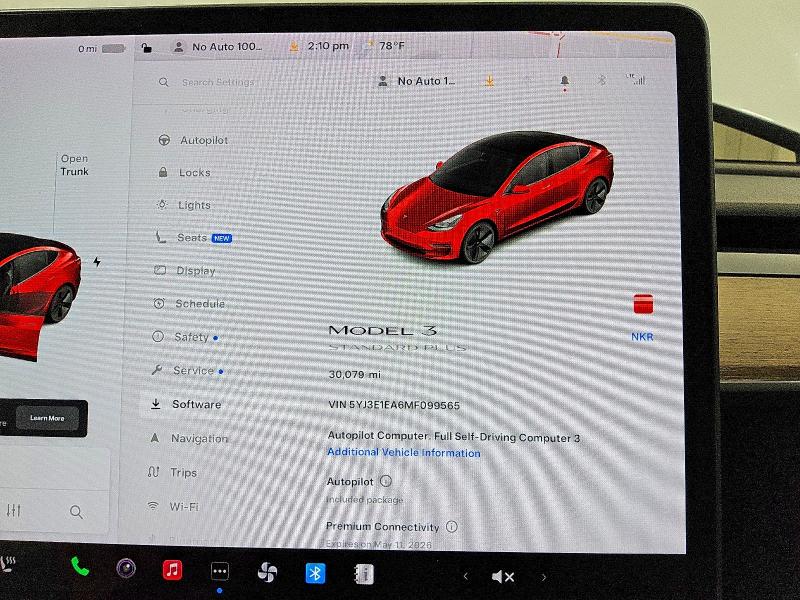 41900146 :رقم المزاد ، 5YJ3E1EA6MF099565 vin ، 2021 Tesla Model 3 مزاد بيع