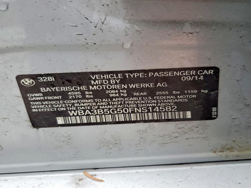 Продажа на аукционе авто 2015 Bmw 328, vin: WBA3B5G50FNS14582, номер лота: 51839596