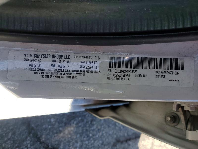 2014 Chrysler 200 მანქანა იყიდება აუქციონზე, vin: 1C3CCBAB3EN213023, აუქციონის ნომერი: 48166036