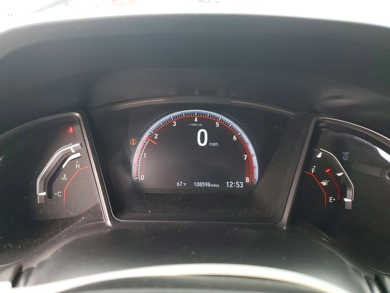 2019 Honda Civic მანქანა იყიდება აუქციონზე, vin: 2HGFC1E58KH702739, აუქციონის ნომერი: 51068256