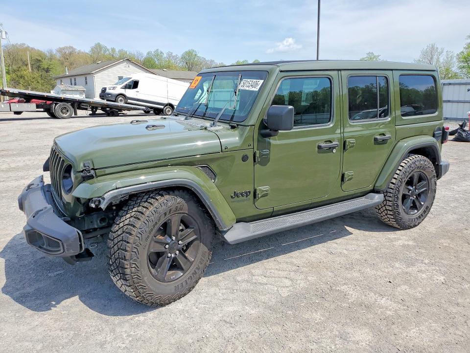 Продажа на аукционе авто 2021 Jeep Wrangler Unlimited, vin: 1C4HJXEG4MW588082, номер лота: 50153406