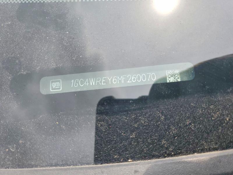 Продажа на аукционе авто 2021 Chevrolet Silverado, vin: 1GC4WREY6MF260070, номер лота: 51127566