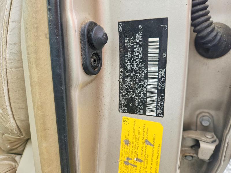 51427776 :رقم المزاد ، JTJGA31U840002628 vin ، 2004 Lexus Rx مزاد بيع