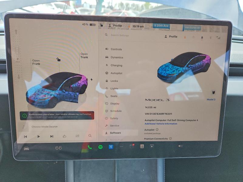 47773166 :رقم المزاد ، 5YJ3E1EA6RF763211 vin ، 2024 Tesla Model 3 مزاد بيع
