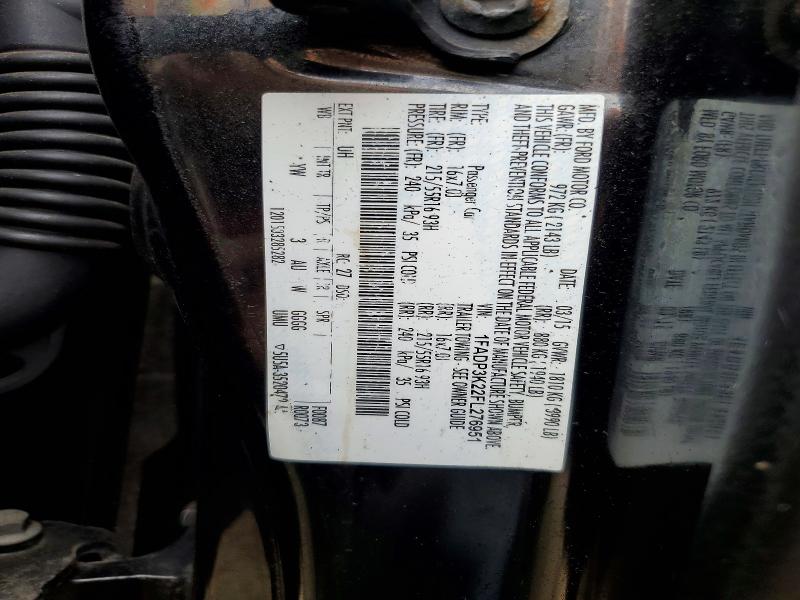 2015 Ford Focus მანქანა იყიდება აუქციონზე, vin: 1FADP3K22FL276951, აუქციონის ნომერი: 48495656