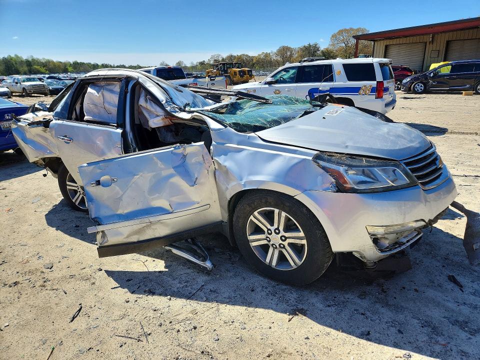 48254466 :رقم المزاد ، 1GNKRGKD1FJ384887 vin ، 2015 Chevrolet Traverse مزاد بيع