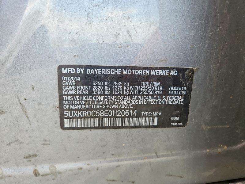 Продажа на аукционе авто 2014 Bmw X5, vin: 5UXKR0C58E0H20614, номер лота: 49770686