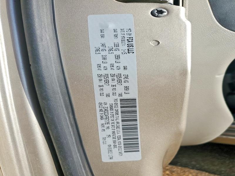 2015 Dodge Grand Caravan მანქანა იყიდება აუქციონზე, vin: 2C4RDGCG4FR671795, აუქციონის ნომერი: 49295886