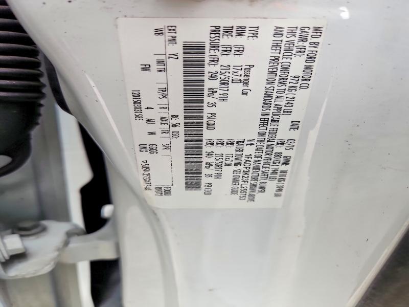 Aukcja sprzedaży 2015 Ford Focus, vin: 1FADP3K23FL255753, numer aukcji: 49686266