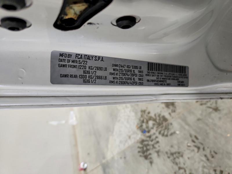 2022 Ram Promaster City მანქანა იყიდება აუქციონზე, vin: ZFBHRFAB5N6W81713, აუქციონის ნომერი: 50959046