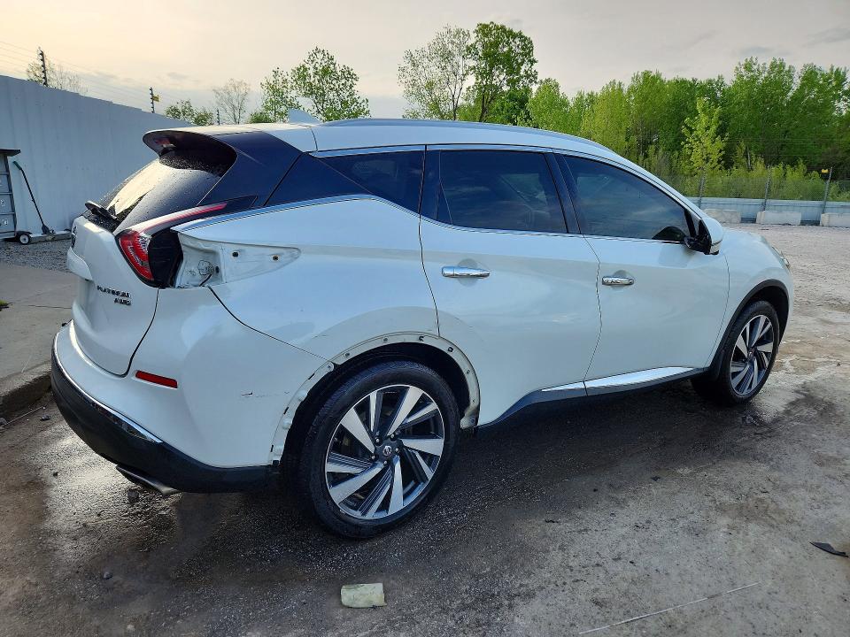 49425906 :رقم المزاد ، 5N1AZ2MH7JN164822 vin ، 2018 Nissan Murano مزاد بيع