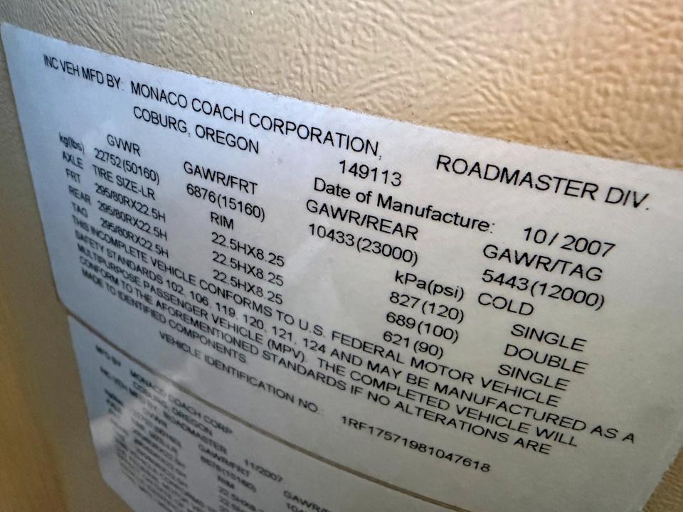 2008 Roadmaster Rail Monocoque მანქანა იყიდება აუქციონზე, vin: 1RF17571981047618, აუქციონის ნომერი: 51181946