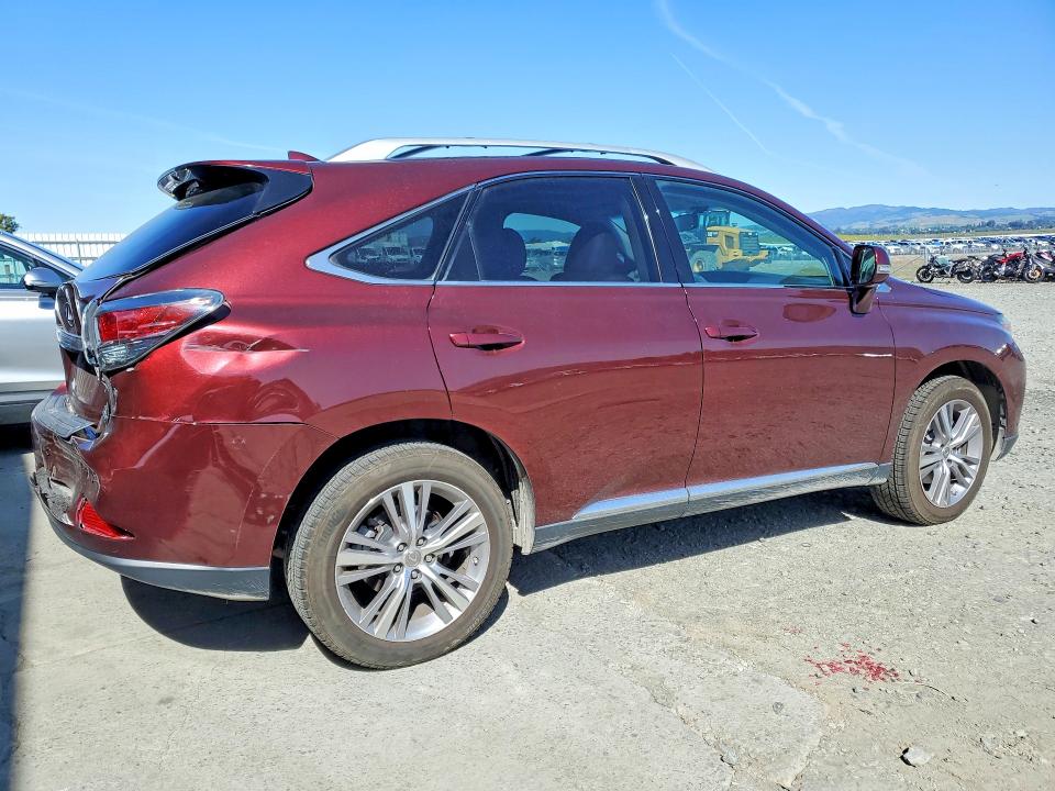 49798686 :رقم المزاد ، 2T2BK1BA9FC293955 vin ، 2015 Lexus Rx 350 مزاد بيع