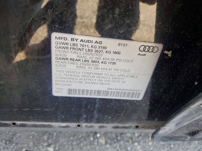Продажа на аукционе авто 2021 Audi E-tron, vin: WA1AAAGE6MB024011, номер лота: 49447356