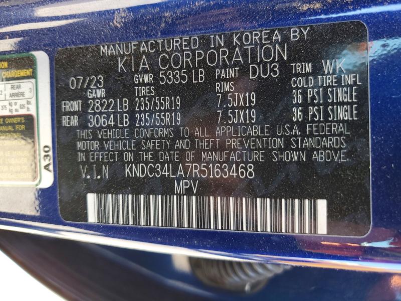 Продажа на аукционе авто 2024 Kia Ev6, vin: KNDC34LA7R5163468, номер лота: 49950836