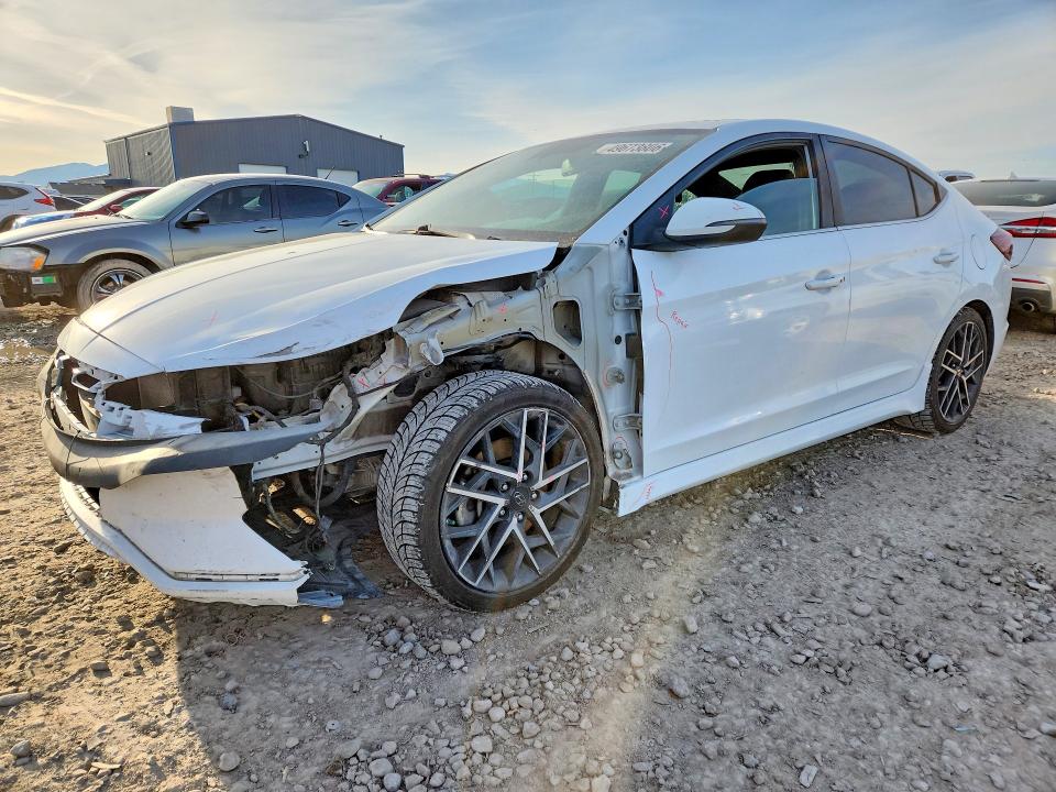 2019 Hyundai Elantra მანქანა იყიდება აუქციონზე, vin: KMHD04LB2KU814194, აუქციონის ნომერი: 49673806