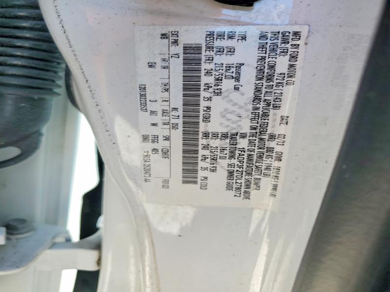 Aukcja sprzedaży 2013 Ford Focus, vin: 1FADP3F27DL278072, numer aukcji: 50480876