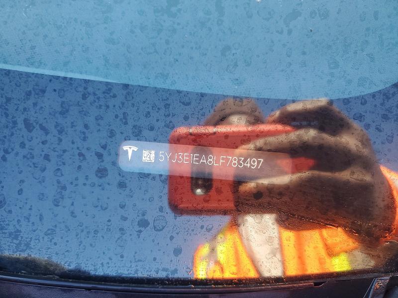 Продажа на аукционе авто 2020 Tesla Model 3, vin: 5YJ3E1EA8LF783497, номер лота: 49987546
