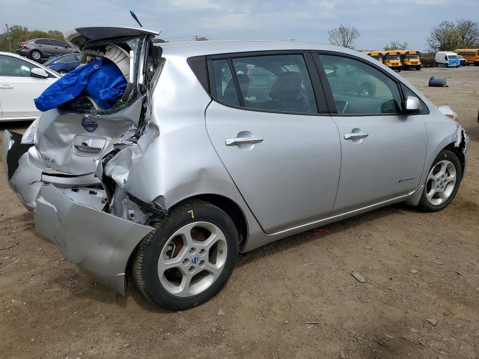 48877386 :رقم المزاد ، 1N4AZ0CP2EC333668 vin ، 2014 Nissan Leaf مزاد بيع