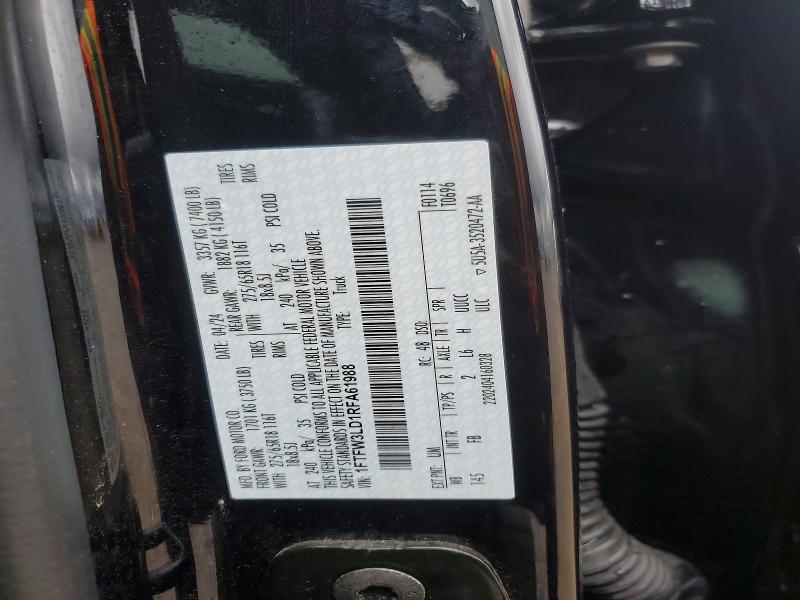 Продаж на аукціоні авто 2024 Ford F150, vin: 1FTFW3LD1RFA61988, номер лоту: 50277306