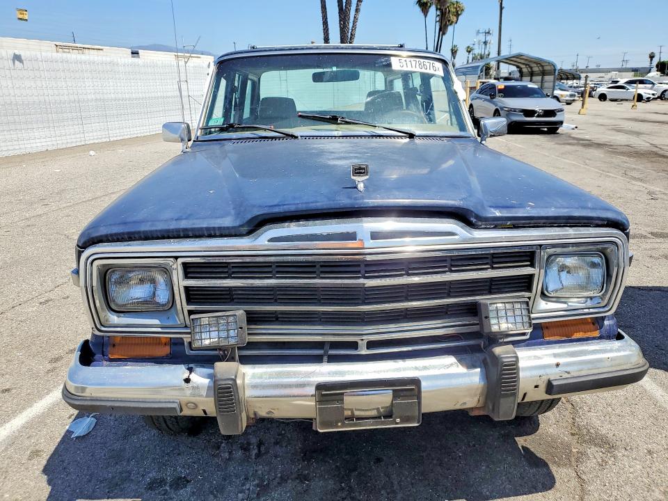 1987 Jeep Grand Wagoneer მანქანა იყიდება აუქციონზე, vin: 1JCNJ15U5HT000489, აუქციონის ნომერი: 51178676