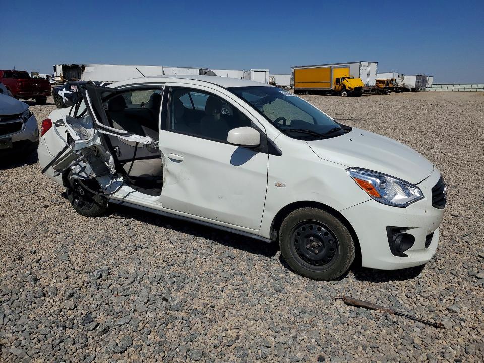2019 Mitsubishi Mirage მანქანა იყიდება აუქციონზე, vin: ML32F3FJ8KHF07618, აუქციონის ნომერი: 51306686