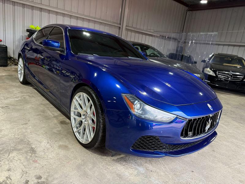 2014 Maserati Ghibli მანქანა იყიდება აუქციონზე, vin: ZAM57RTA0E1087454, აუქციონის ნომერი: 50800866