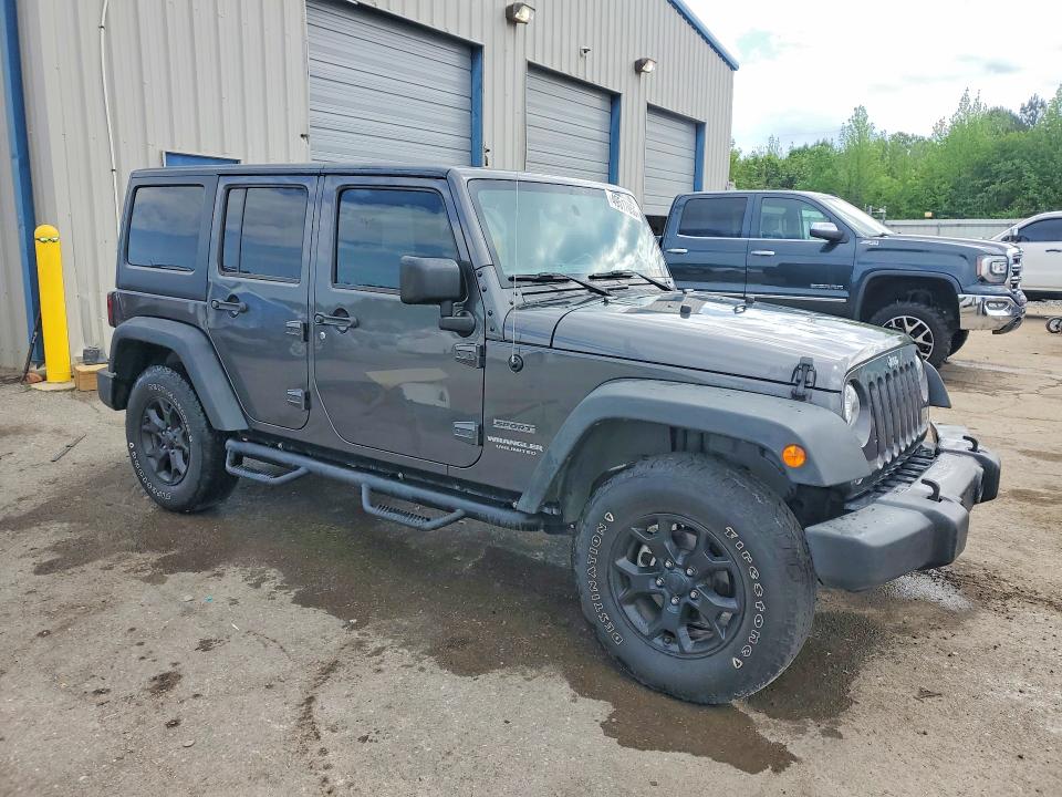49517056 :رقم المزاد ، 1C4BJWDG6HL622208 vin ، 2017 Jeep Wrangler Unlimited مزاد بيع