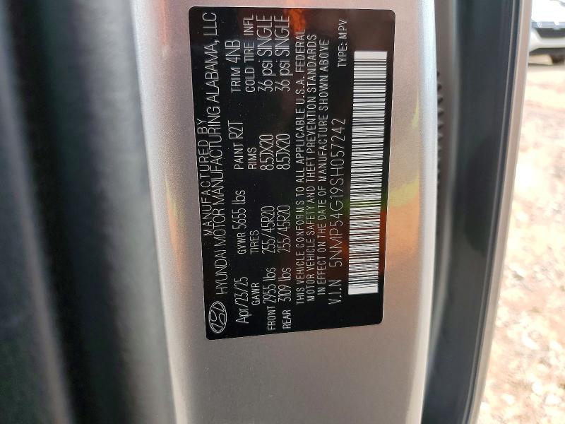 Aukcja sprzedaży 2025 Hyundai Santa Fe, vin: 5NMP54G19SH057242, numer aukcji: 49984116