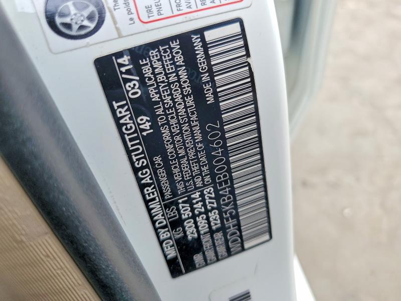 Aukcja sprzedaży 2014 Mercedes-benz E, vin: WDDHF5KB4EB004602, numer aukcji: 50758896