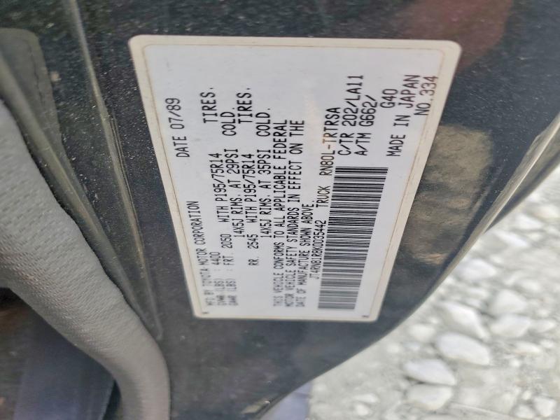 Продаж на аукціоні авто 1989 Toyota Pickup, vin: JT4RN81R8K0035442, номер лоту: 48421906