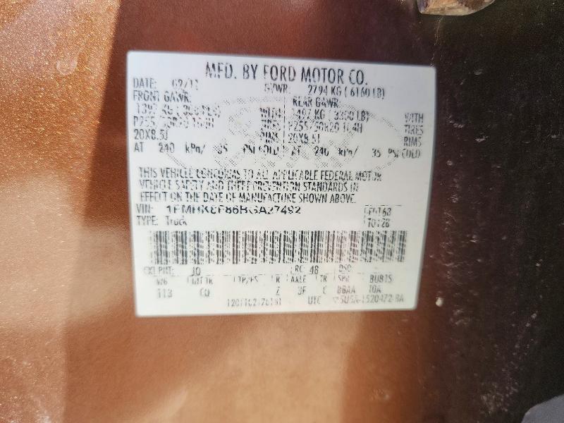 Продаж на аукціоні авто 2011 Ford Explorer, vin: 1FMHK8F86BGA27492, номер лоту: 49467546